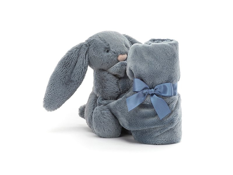 JellyCat Inc Bashful Dusky Blue Bunny Soother