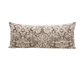 Cotton Chenille Jacquard Lumbar Pillow