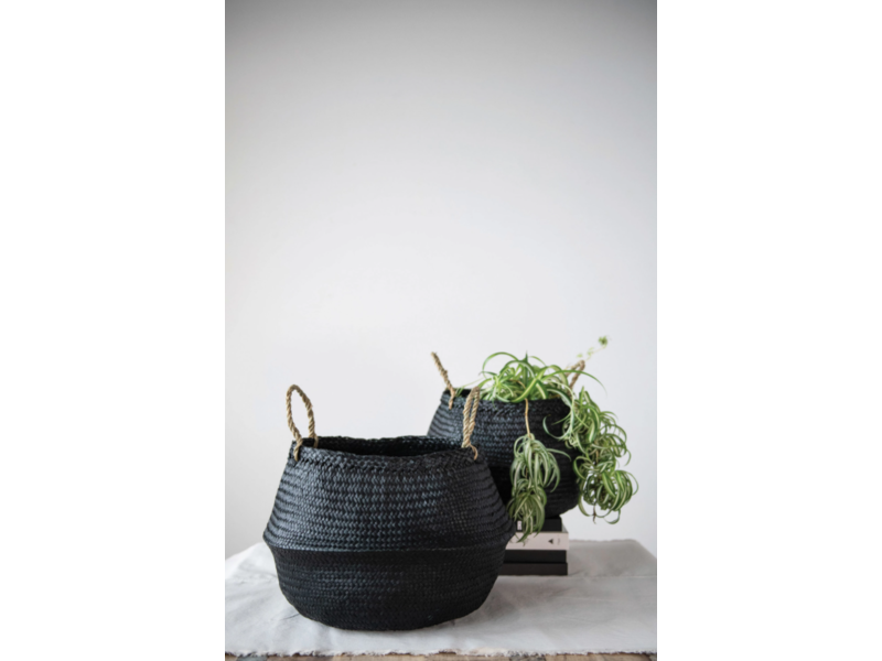 Creative Co-OP Hand-Woven Seagrass Belly Baskets