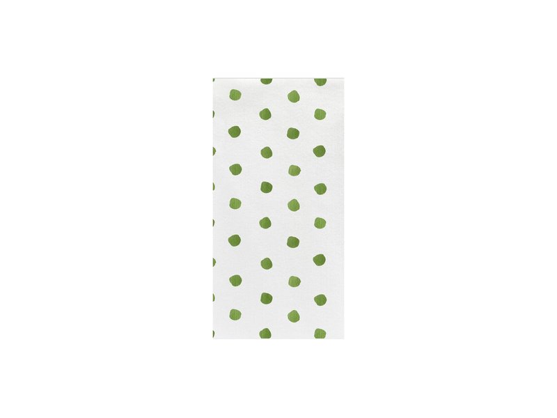 Vietri Incorporated Dot Green Guest Towels