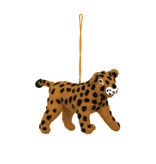 Creative Co-OP Wool Felt Jaguar Ornament