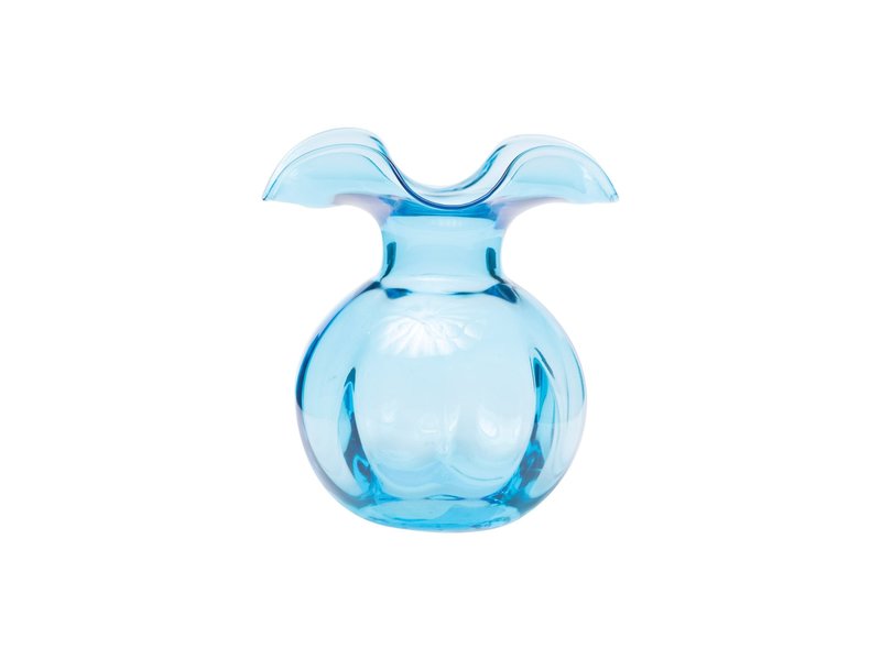 Vietri Incorporated Hibiscus Glass Aqua Bud Vase