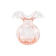 Hibiscus Glass Pink Bud Vase
