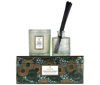 French Cade Candle Diffuser Gift Set