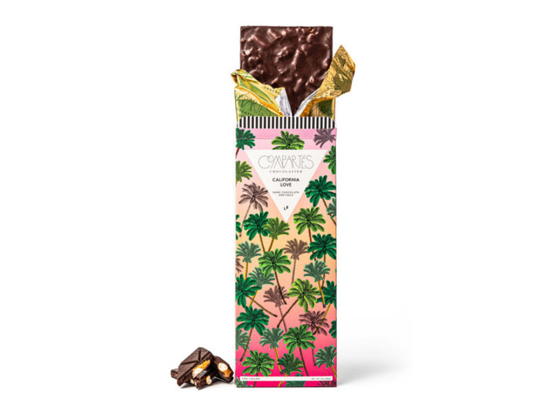 Compartes California Love Dark Chocolate Salted Pretzel Bar