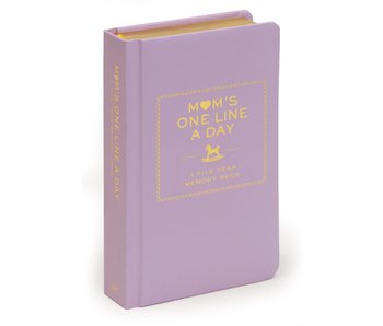 Mom's One Line a Day: A Five-Year Memory Book: A Five-Year Memory Book