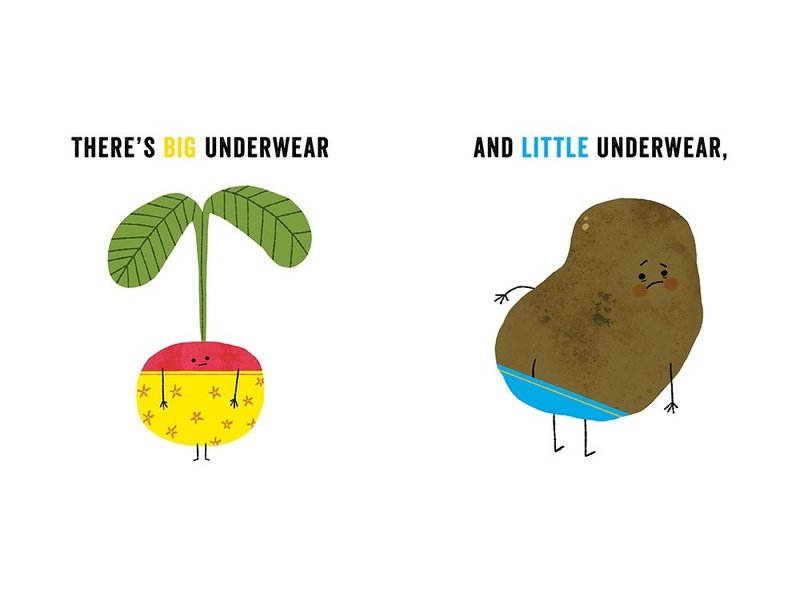 Abrams Vegetables in Underwear