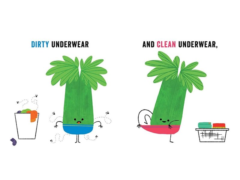 Abrams Vegetables in Underwear