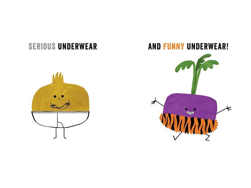 Abrams Vegetables in Underwear