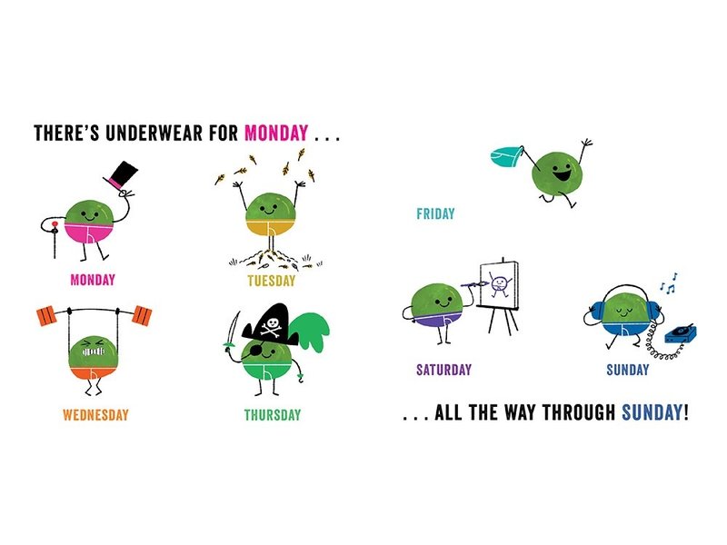 Abrams Vegetables in Underwear