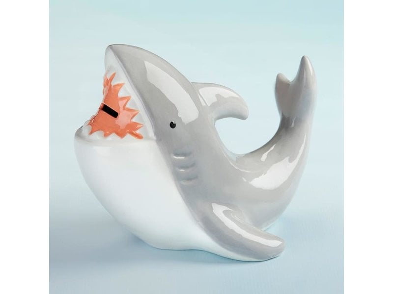 Baby Aspen Shark Ceramic Bank