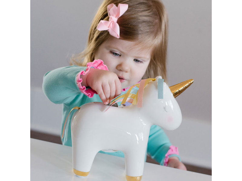 Baby Aspen Unicorn Ceramic Bank
