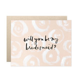 Our Heiday Be My Bridesmaid Card