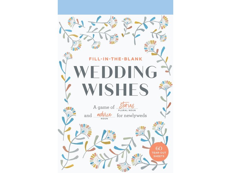 Chronicle Books Fill-In-the-Blank Wedding Wishes
