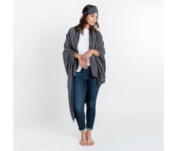 Organic Cotton Travel Set Dark Gray