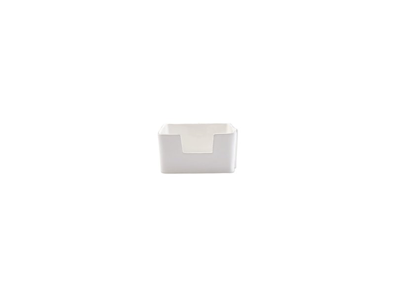 Vietri Incorporated Lastra White Cocktail Napkin Holder