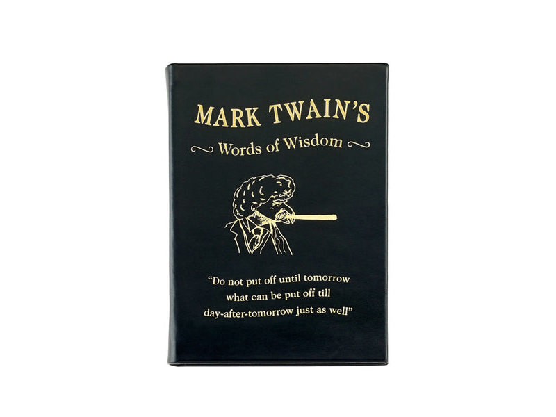 Graphic Image Inc. Mark Twain Words of Wisdom  Leather Heirloom Book Collection