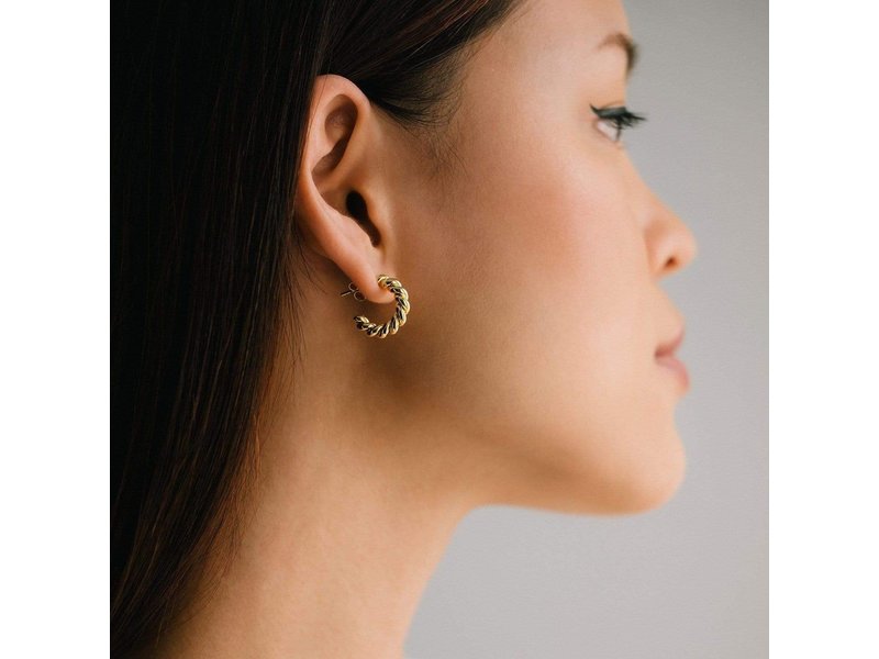 Lover's Tempo Dawson Hoop Earring Gold