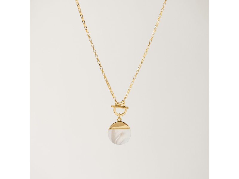 Lover's Tempo Oasis Toggle Necklace White