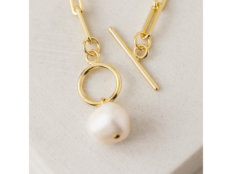 Lover's Tempo Thalassa Pearl Necklace Gold