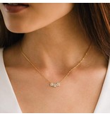 Lover's Tempo Blossom Necklace Gold/Clear