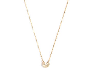 Delicate Gold Medallion Necklace