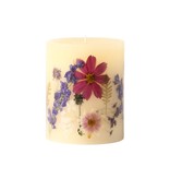 Rosy Rings Roman Lavender Medium Round Botanical Candle