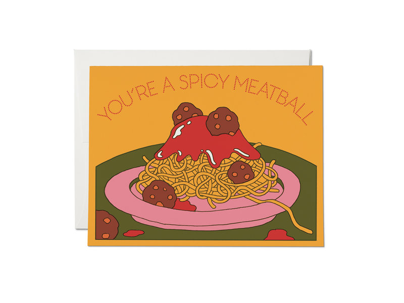 Red Cap Cards Spicy Meatball Card