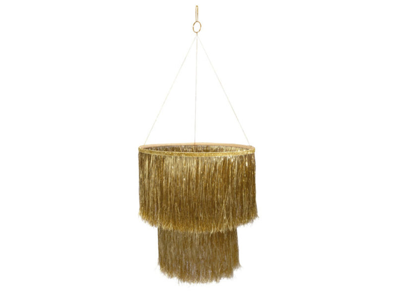 Meri Meri Gold Tinsel Chandelier