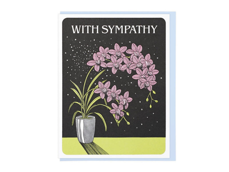 Lucky Horse Press With Sympathy Orchids