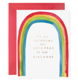 Efrances Rainbow & Unicorns Card