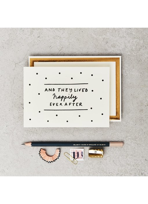 And They Happily Ever After Wedding Card