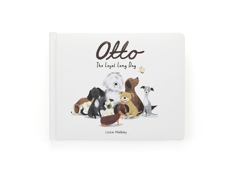 JellyCat Inc Otto The Loyal Long Dog Book