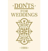 Macmillan Publishing Don'ts For Weddings