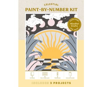 Mindful Crafts: Celestial Paint By Number Kit