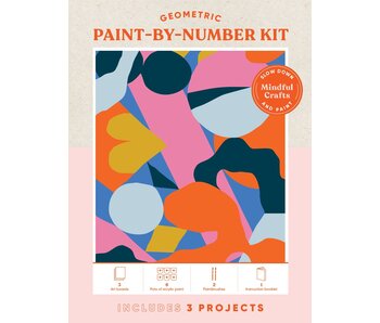 Mindful Crafts: Geometric Paint By Number Kit