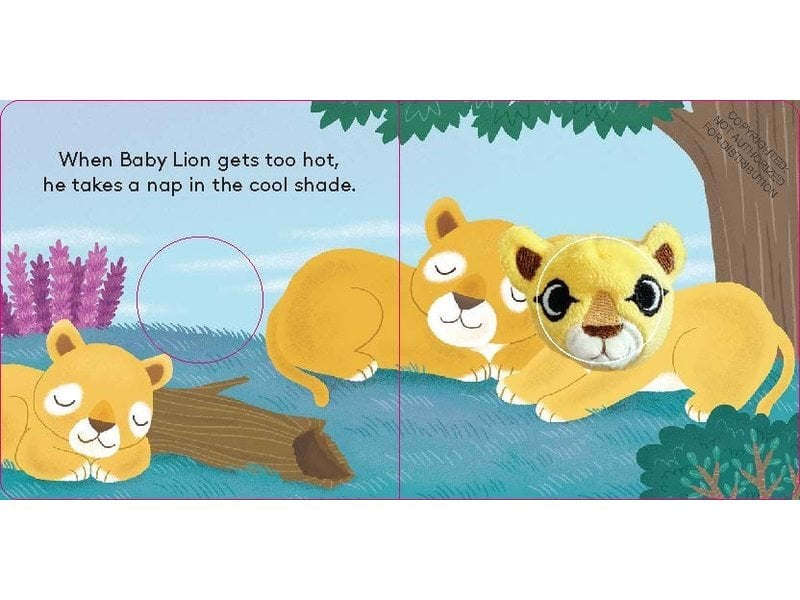 Chronicle Books Baby Lion: Finger Puppet Book