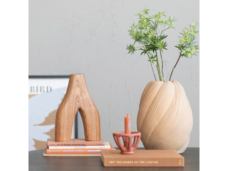Bloomingville Decorative Arched Wood Vase