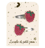Luciole et Petit Pois Raspberry Hair Clip