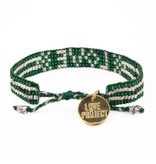Love is Project Green Seed Bead LOVE Bracelet
