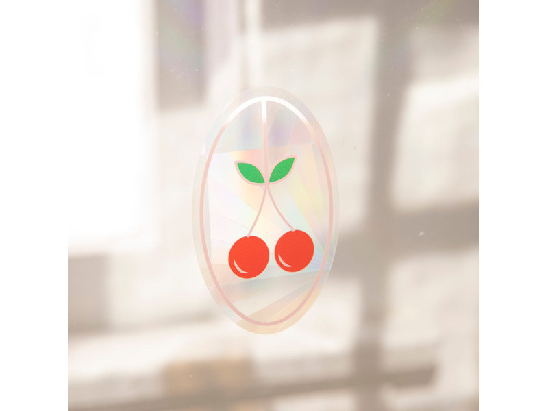 Tiny Deer Studio Cherry Sun Catcher Decal