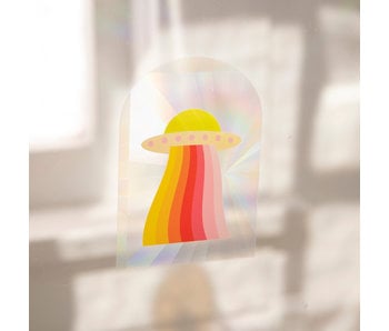 UFO Sun Catcher Decal