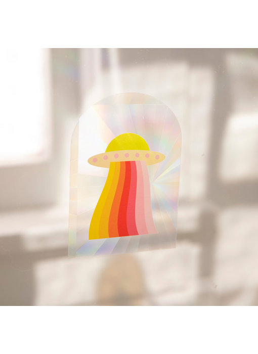 UFO Sun Catcher Decal