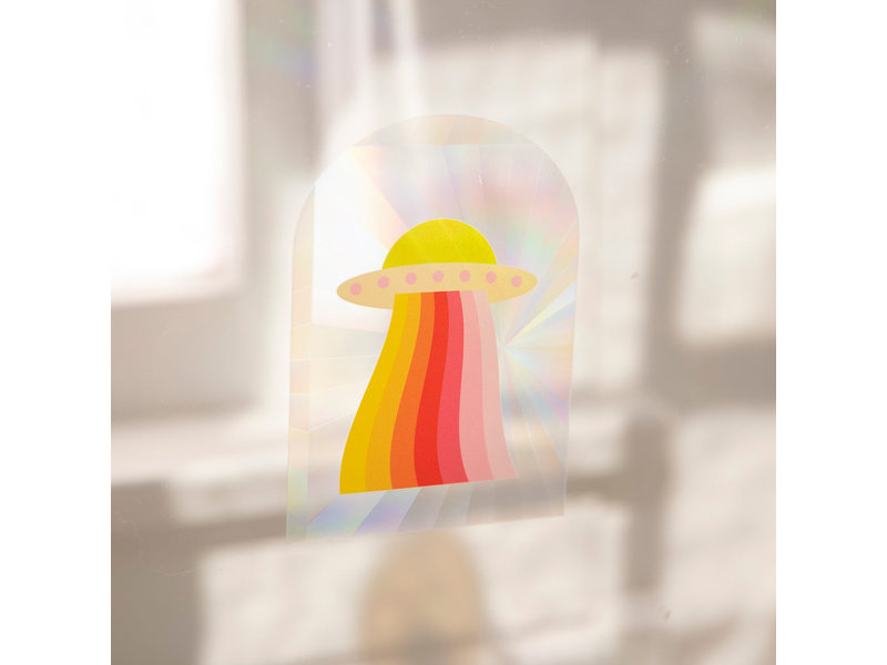 Tiny Deer Studio UFO Sun Catcher Decal