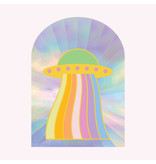 Tiny Deer Studio UFO Sun Catcher Decal