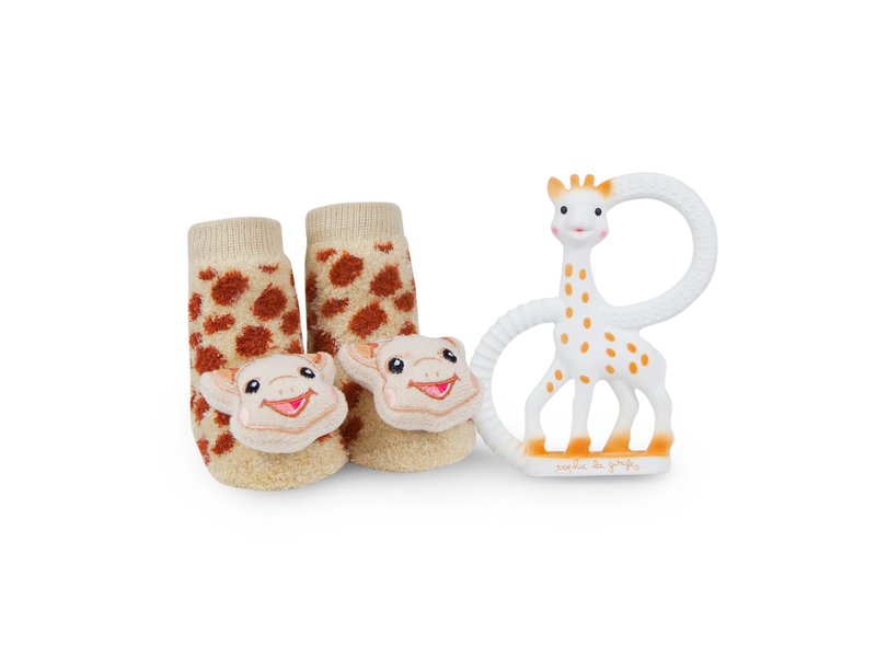 Sophie La Girafe Waddle Rattle Socks Set