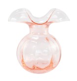 Vietri Incorporated Hibiscus Glass Pink Medium Fluted Vase