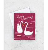 Idlewild Anniversary Swans Card