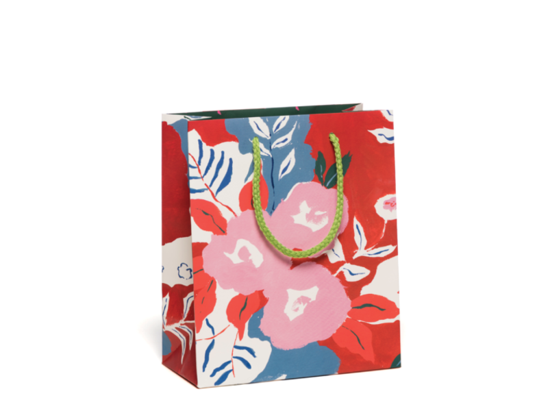 Red Cap Cards Ruby Red Flower Gift Bag