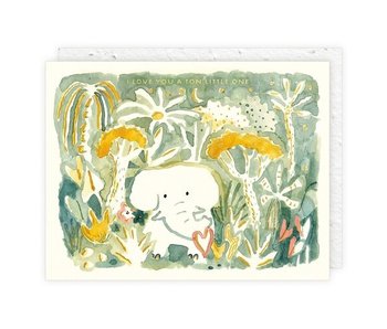 Elephant Love Baby Card